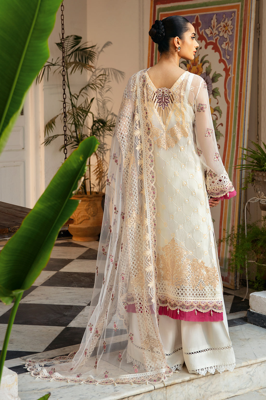 Ramsha | Dastak Luxury Chiffon Collection |  Q-107