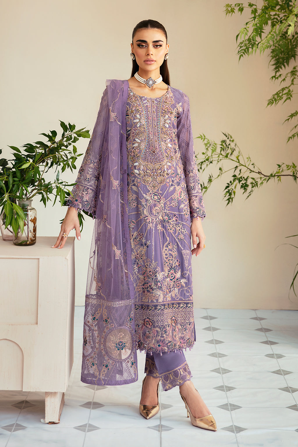 Ramsha | Dastoor Chiffon | P-104