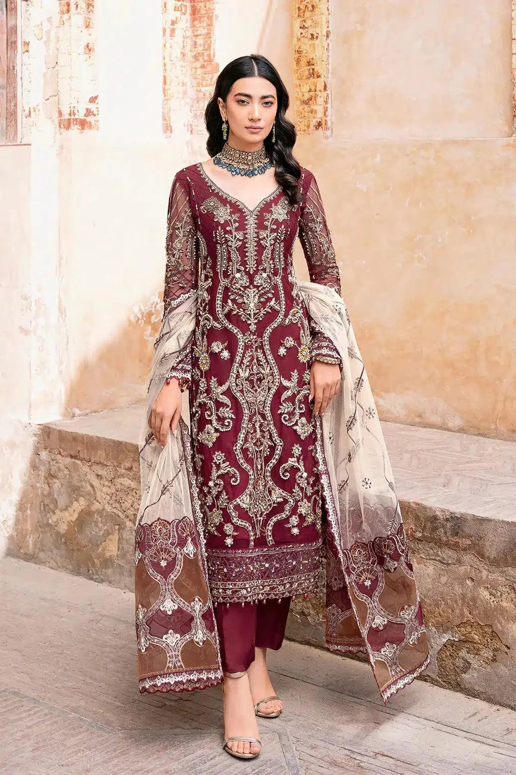 Ramsha | Luxury Wedding Collection 23 | H-203 - Khanumjan  Pakistani Clothes and Designer Dresses in UK, USA 