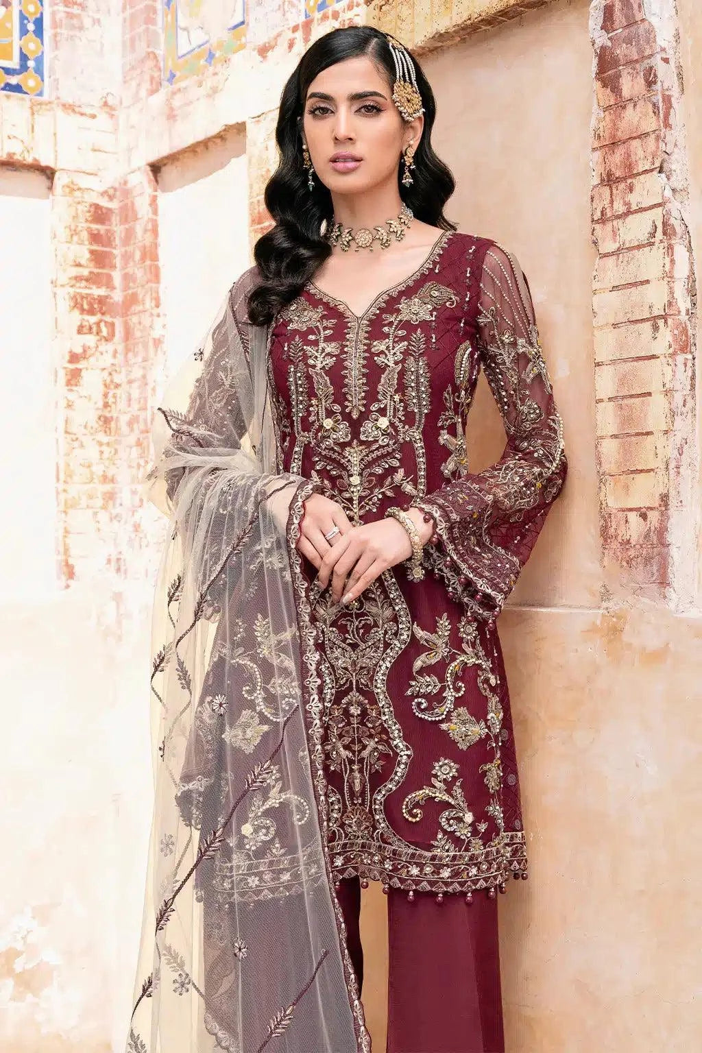 Ramsha | Luxury Wedding Collection 23 | H-203 - Khanumjan  Pakistani Clothes and Designer Dresses in UK, USA 