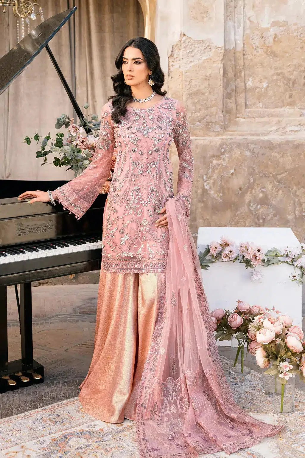 Ramsha | Luxury Wedding Collection 23 | H-207 - Khanumjan  Pakistani Clothes and Designer Dresses in UK, USA 