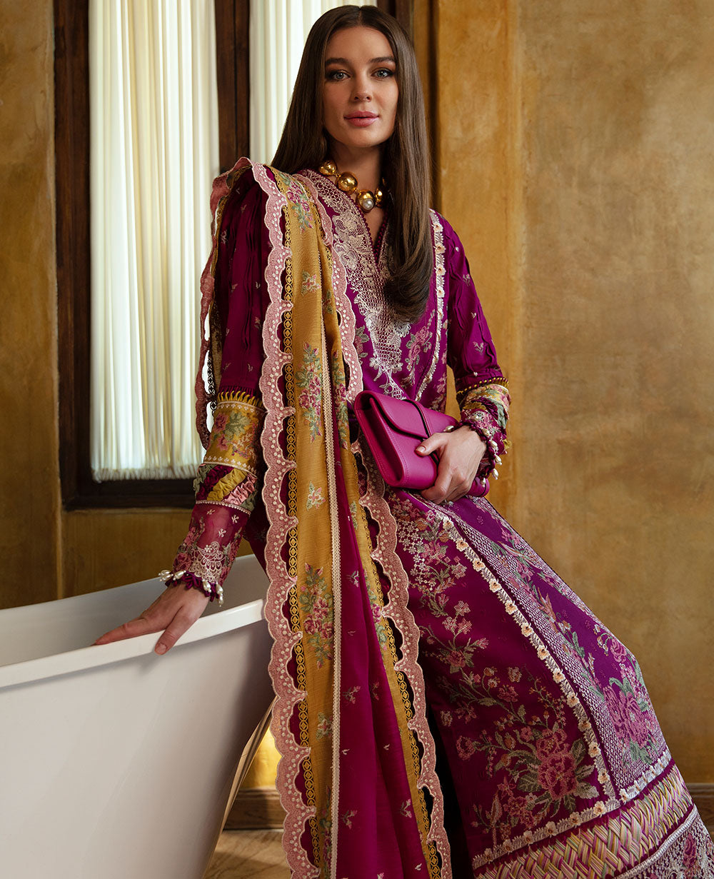 Republic Womenswear | Ilana Eid Luxury Lawn | Camille - Khanumjan  Pakistani Clothes and Designer Dresses in UK, USA 