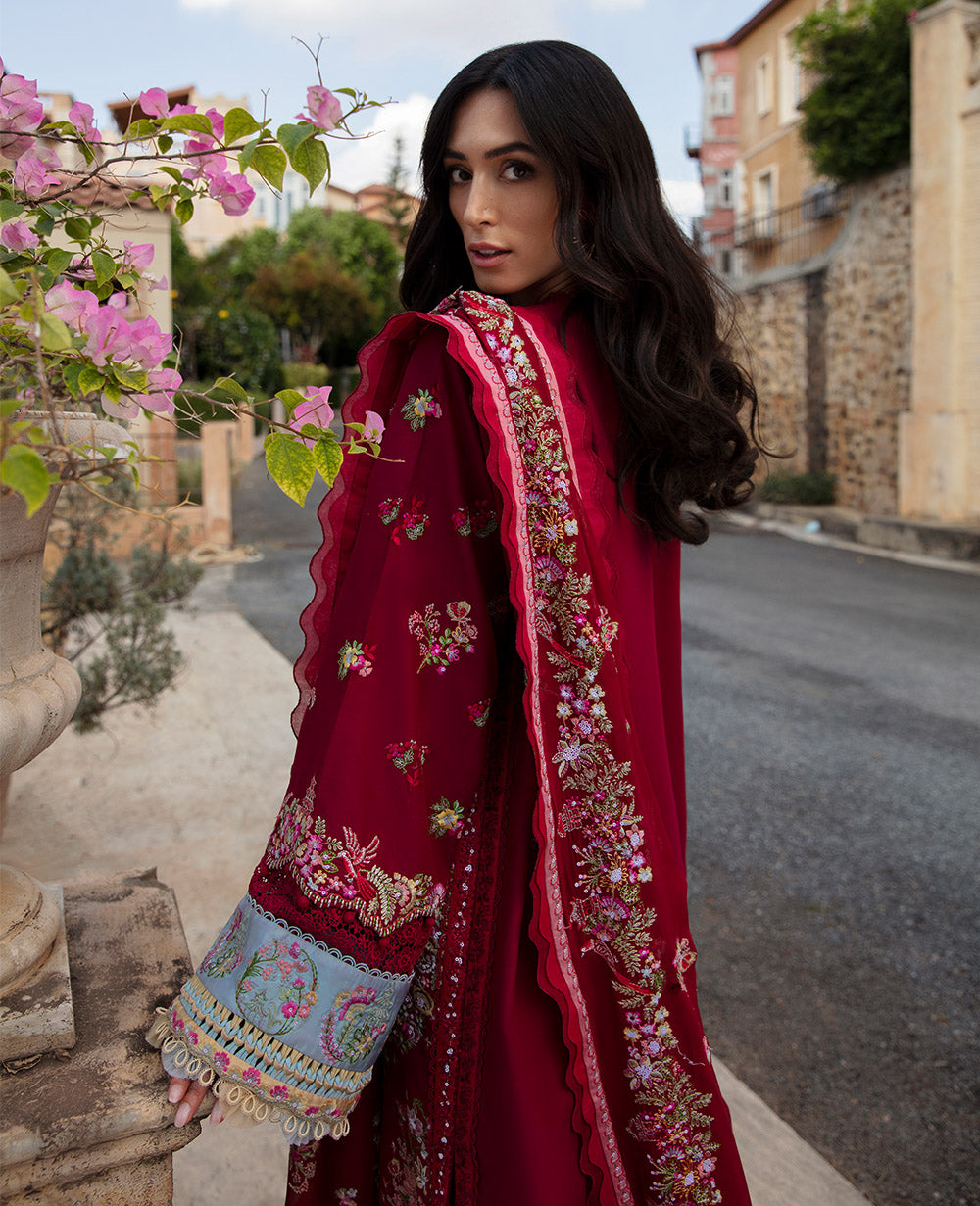 Republic Womenswear | Ilana Eid Luxury Lawn | Rouge - Khanumjan  Pakistani Clothes and Designer Dresses in UK, USA 