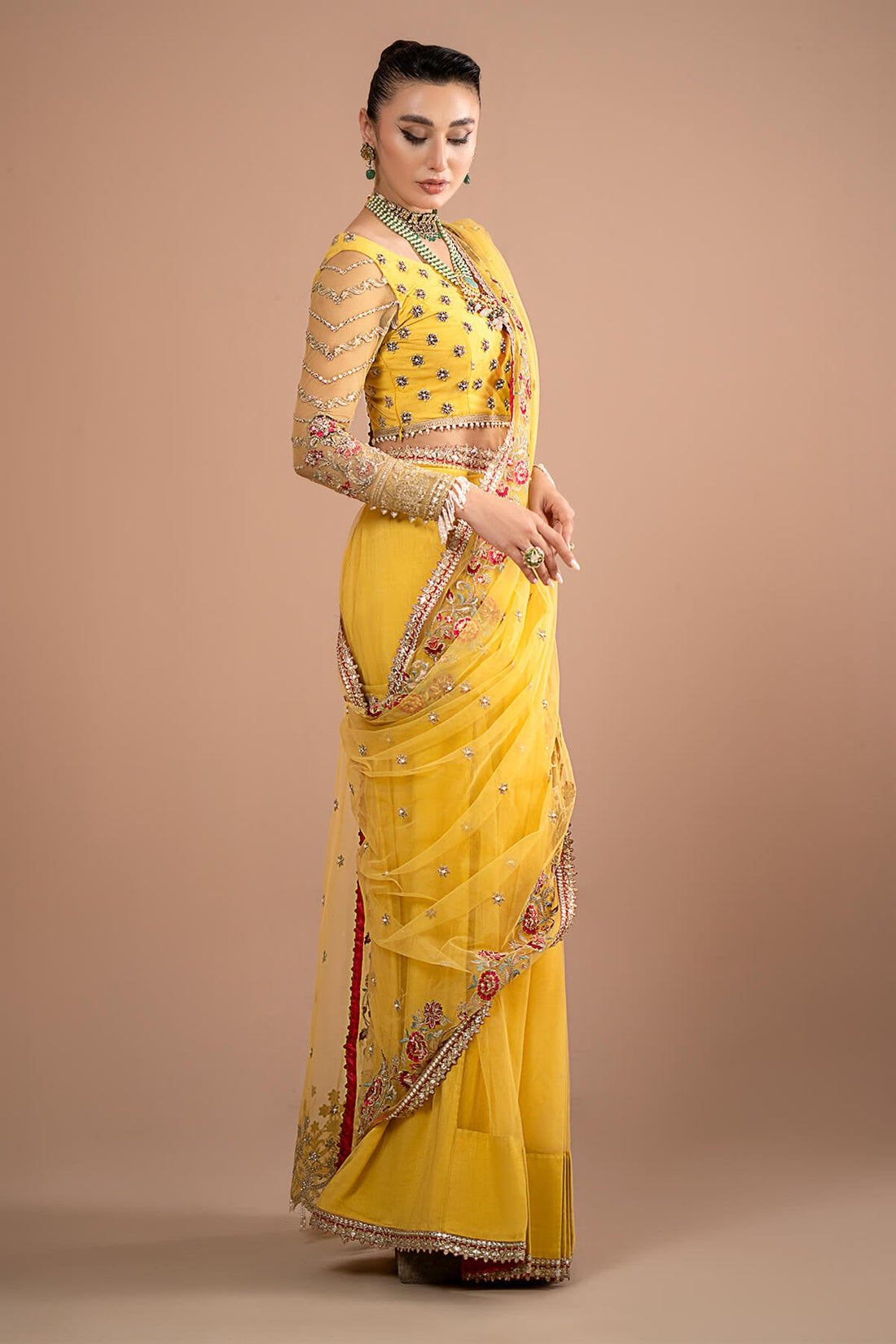 Imrozia Premium | Lumiere Luxury Sarees | 02 Lustrous Gold