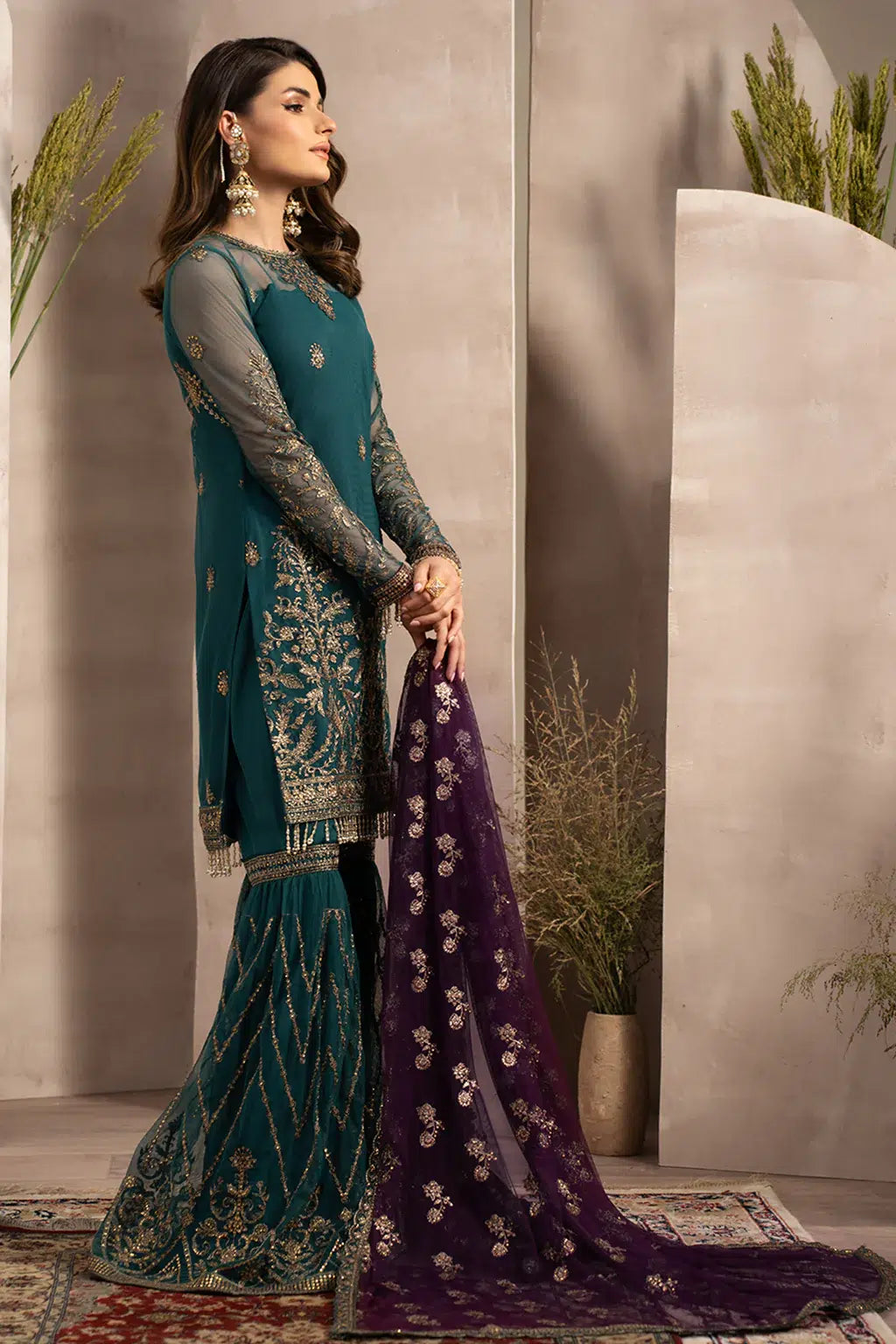 Zarif | Naqsh Festive Formals 23 | ZRN 06 ELISE - Khanumjan  Pakistani Clothes and Designer Dresses in UK, USA 