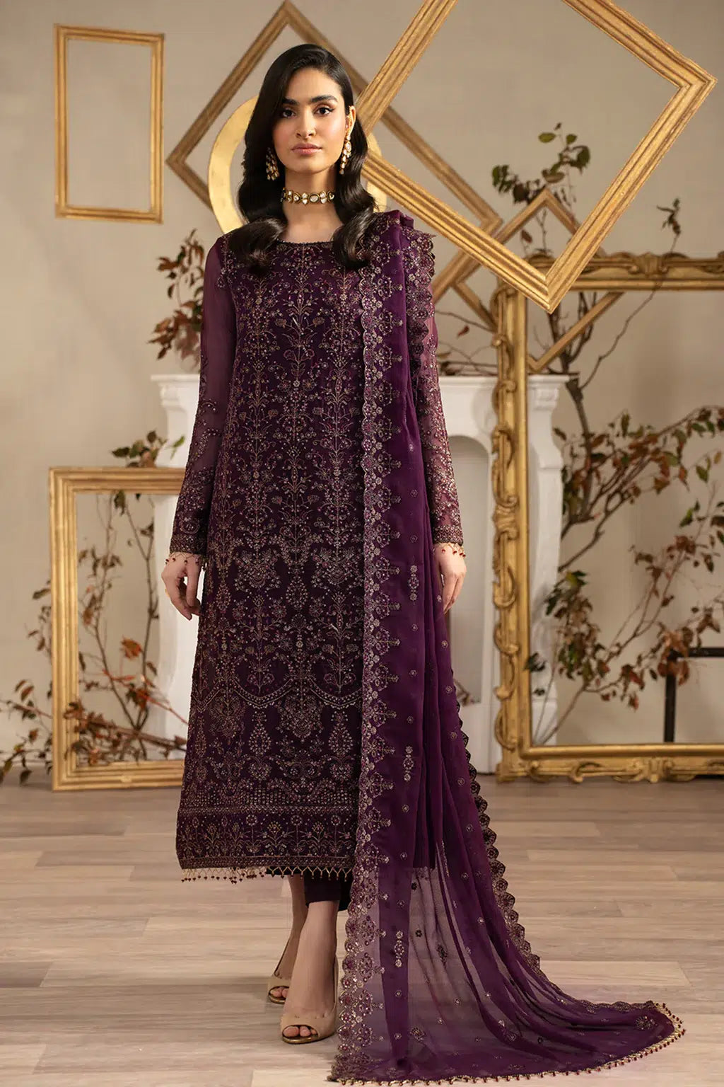 Zarif | Naqsh Festive Formals 23 | ZRN 04 NEEMAL - Khanumjan  Pakistani Clothes and Designer Dresses in UK, USA 