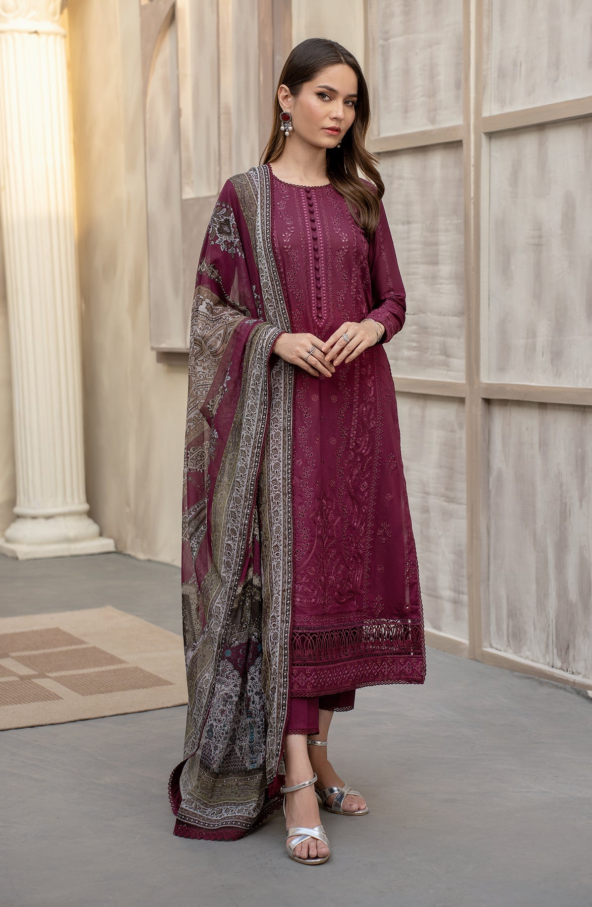 Zarif | Festive Lawn | ZFL 01 RAHAA - Khanumjan  Pakistani Clothes and Designer Dresses in UK, USA 