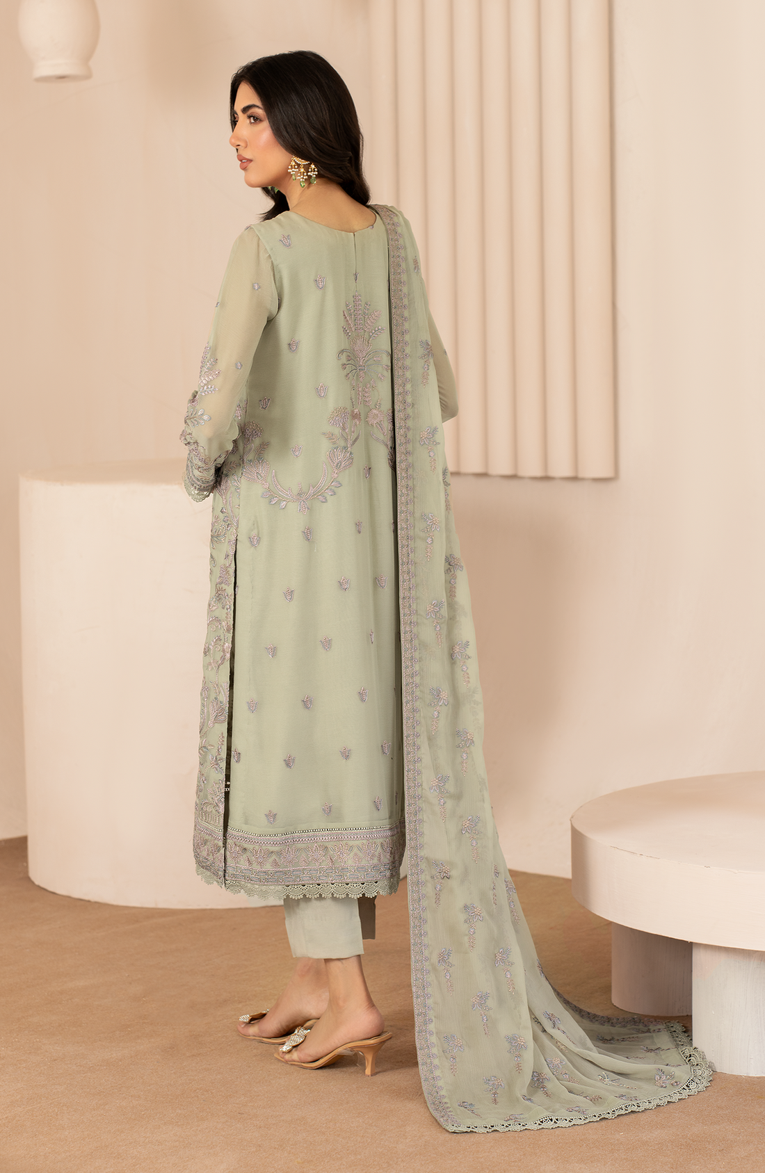 Zarif | Chiffon Edit  | ZL 04 AFSA - Khanumjan  Pakistani Clothes and Designer Dresses in UK, USA 