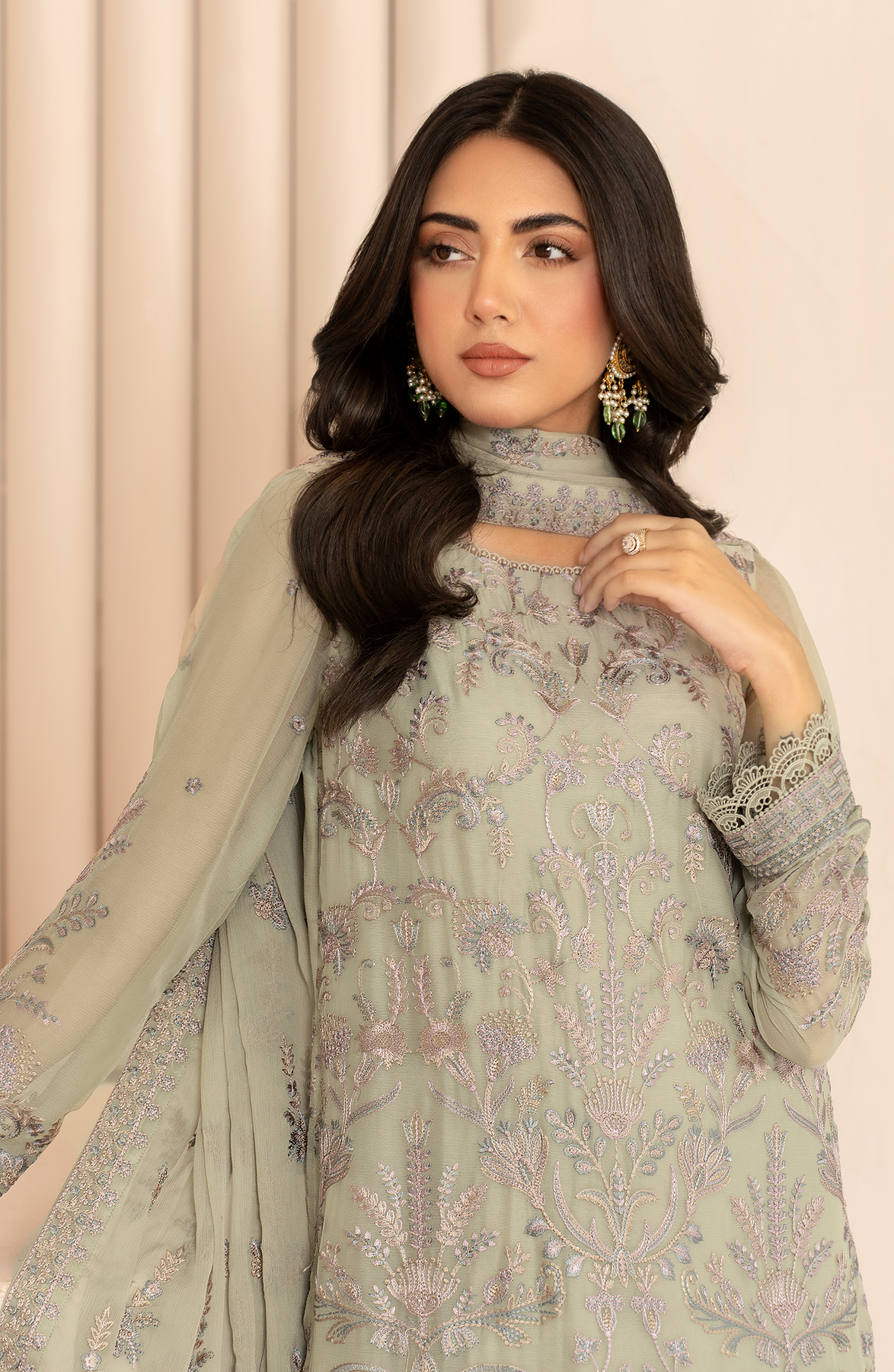 Zarif | Chiffon Edit  | ZL 04 AFSA - Khanumjan  Pakistani Clothes and Designer Dresses in UK, USA 