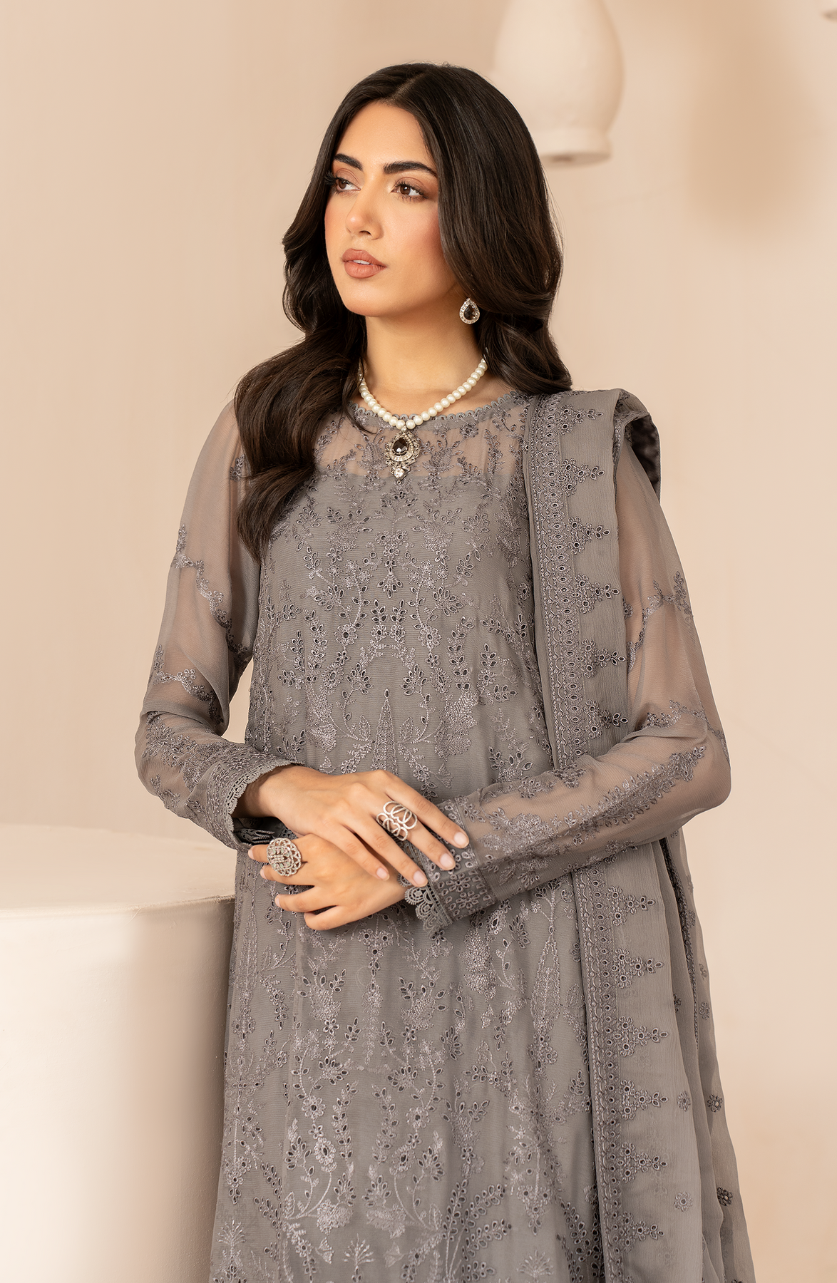 Zarif | Chiffon Edit  | ZL 05 AYMAH - Khanumjan  Pakistani Clothes and Designer Dresses in UK, USA 