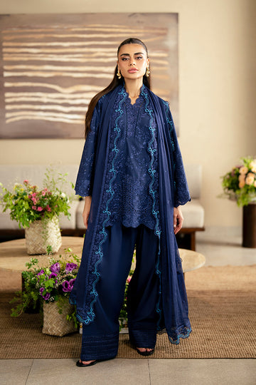 Azure | Luxury Lawn 26 | Sapphire Veil