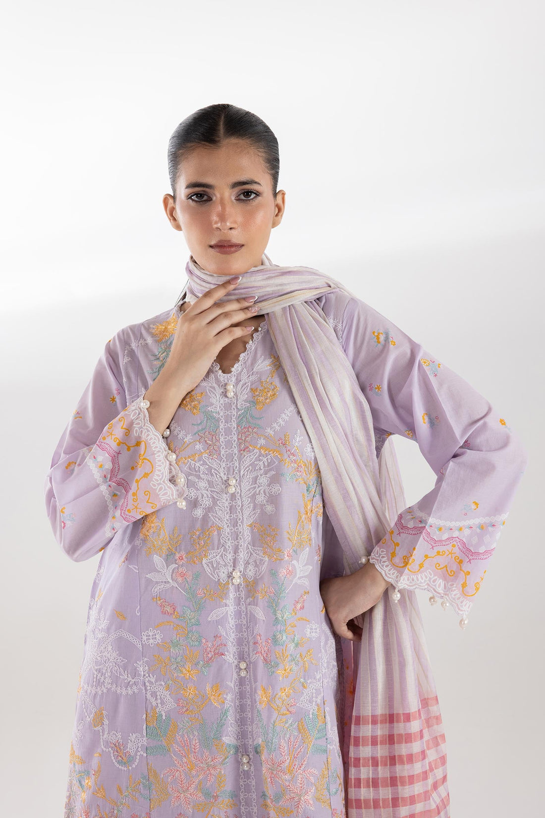 Sana Safinaz | Luxury Pret | Muzlin Lawn Suit SC26MUZ217BP3