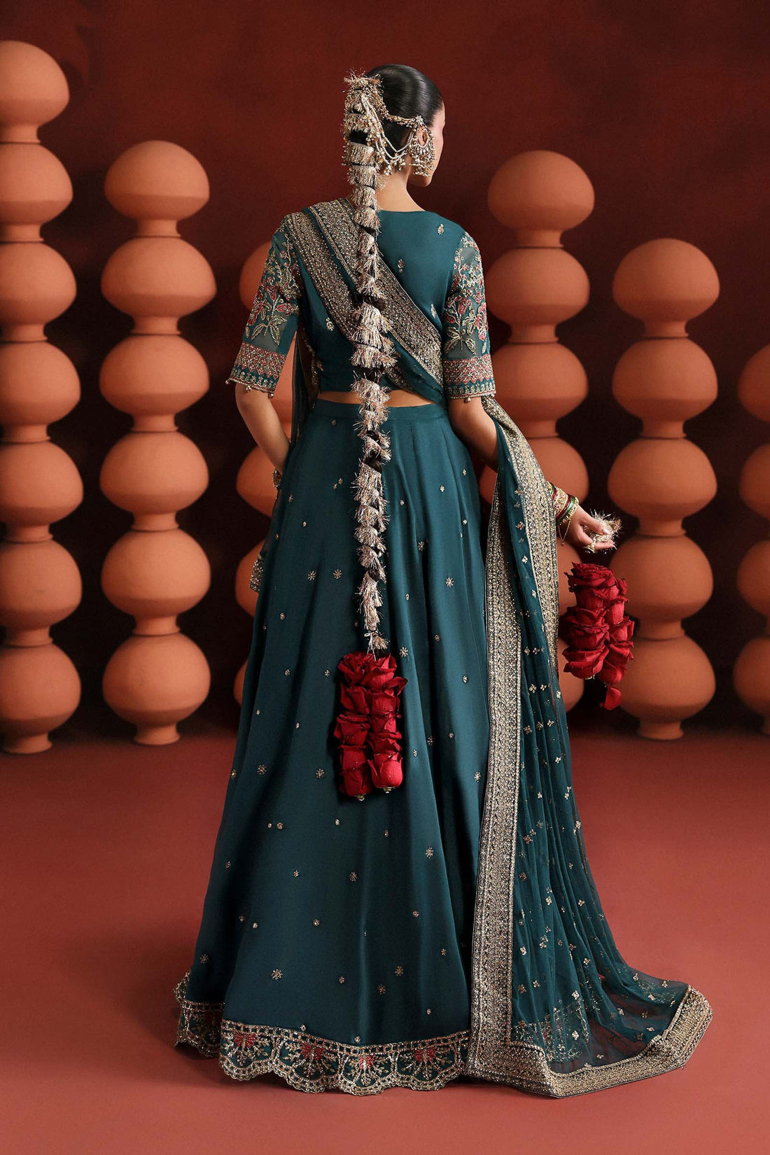 Maria B | Luxury Formals Pre Fall | SF-EA26-27-Teal