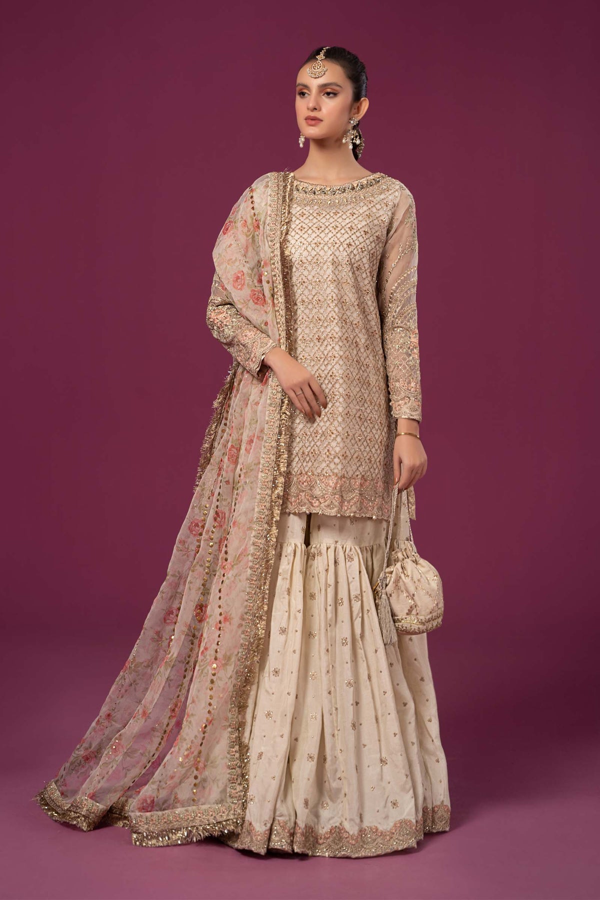 Maria B | Formal Wears | SF-EF24-01 - Khanumjan  Pakistani Clothes and Designer Dresses in UK, USA 