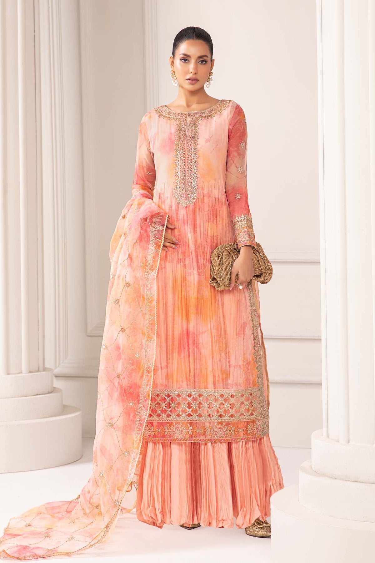 Maria B | Formal Wears |  SF-EF24-20S - Khanumjan  Pakistani Clothes and Designer Dresses in UK, USA 