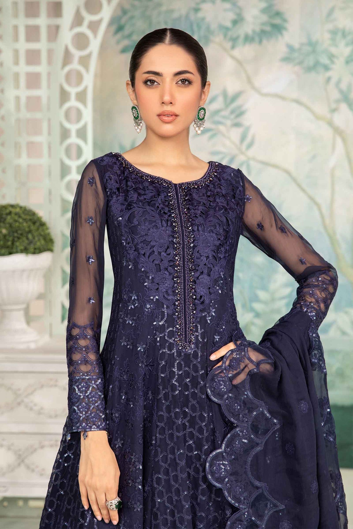 Maria B | Formal Wears | SF-EA24-12 - Khanumjan  Pakistani Clothes and Designer Dresses in UK, USA 