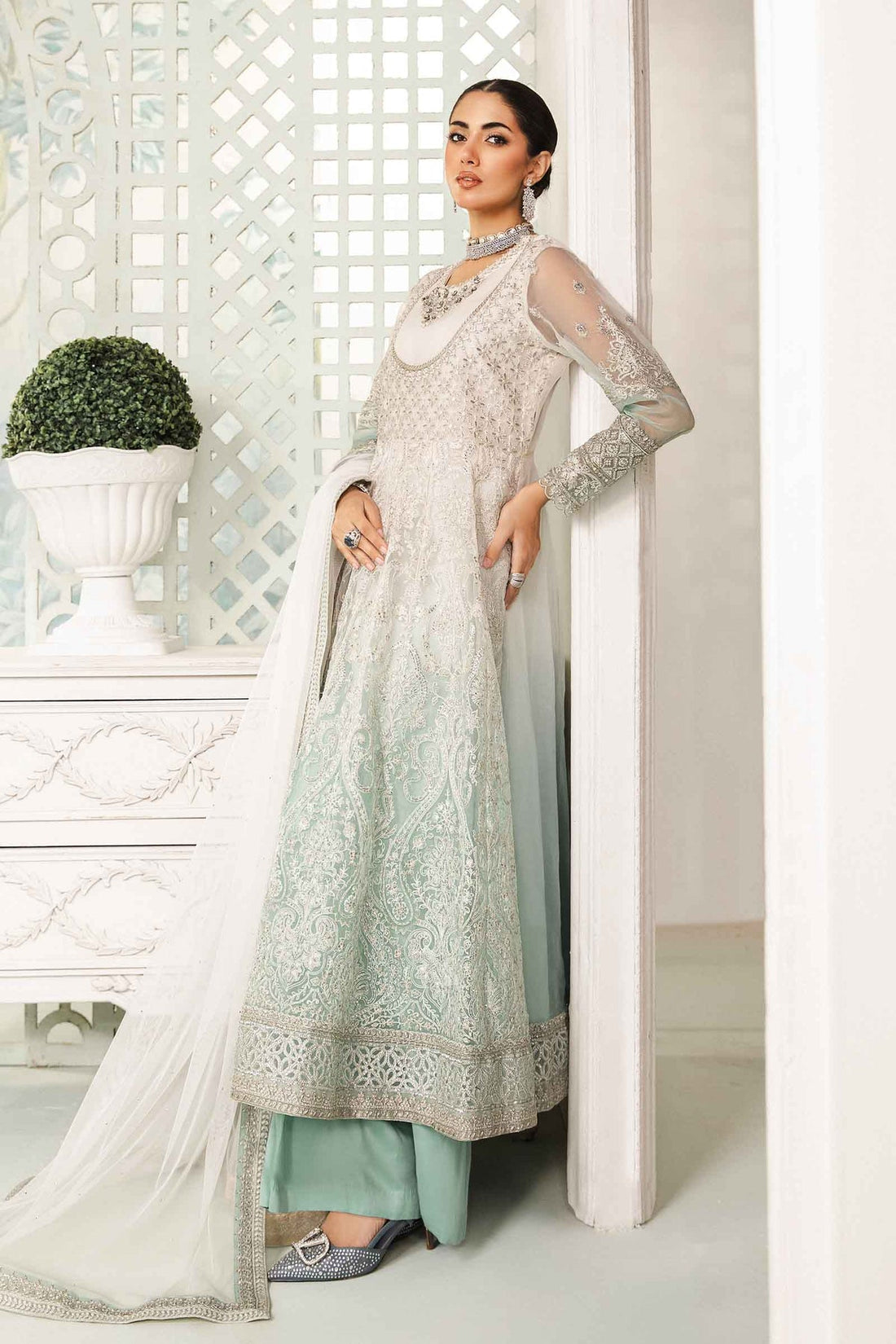 Maria B | Formal Wears | SF-EA24-18 - Khanumjan  Pakistani Clothes and Designer Dresses in UK, USA 