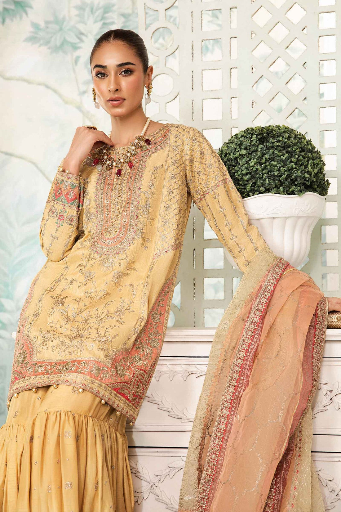 Maria B | Formal Wears | SF-EA24-19 - Khanumjan  Pakistani Clothes and Designer Dresses in UK, USA 