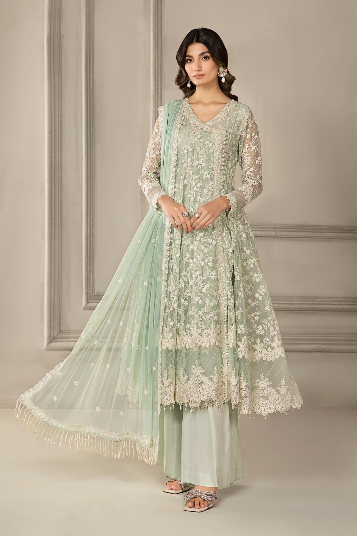 Maria B | Formal Wears | SF-EF24-09 - Khanumjan  Pakistani Clothes and Designer Dresses in UK, USA 