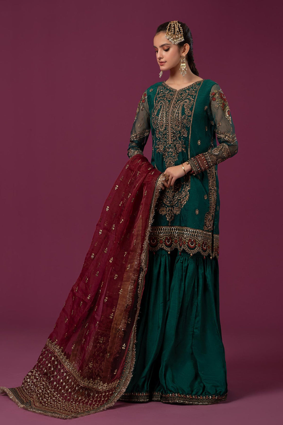 Maria B | Formal Wears | SF-EF24-15 - Khanumjan  Pakistani Clothes and Designer Dresses in UK, USA 