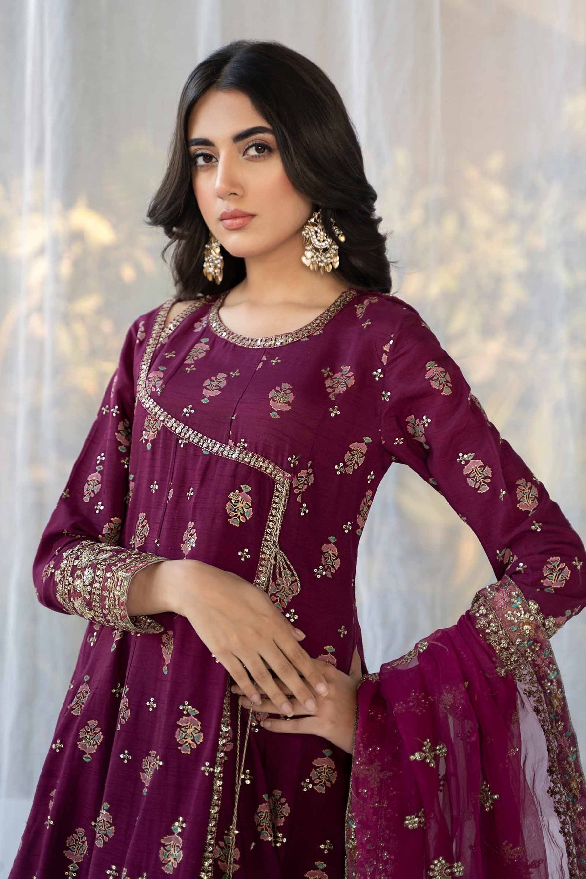 Maria B | Formal Wears | SF-EF24-23 - Khanumjan  Pakistani Clothes and Designer Dresses in UK, USA 