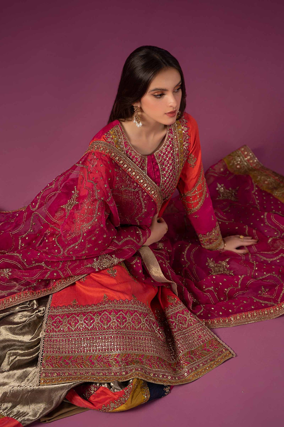 Maria B | Formal Wears | SF-EF24-27 - Khanumjan  Pakistani Clothes and Designer Dresses in UK, USA 