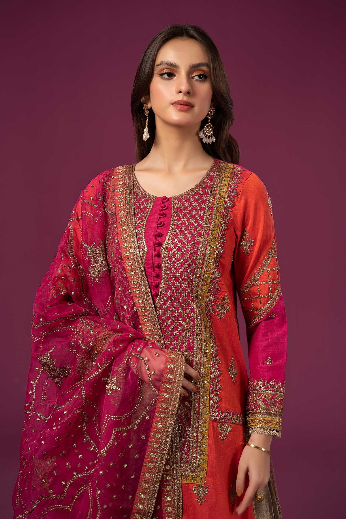 Maria B | Formal Wears | SF-EF24-27 - Khanumjan  Pakistani Clothes and Designer Dresses in UK, USA 