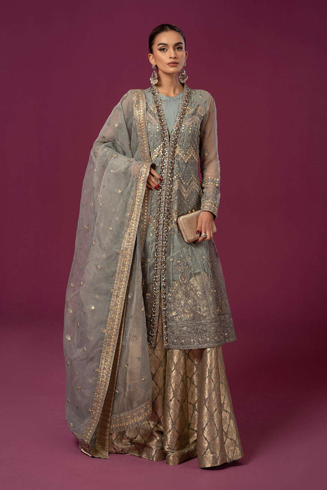 Maria B | Formal Wears | SF-EF24-28 - Khanumjan  Pakistani Clothes and Designer Dresses in UK, USA 