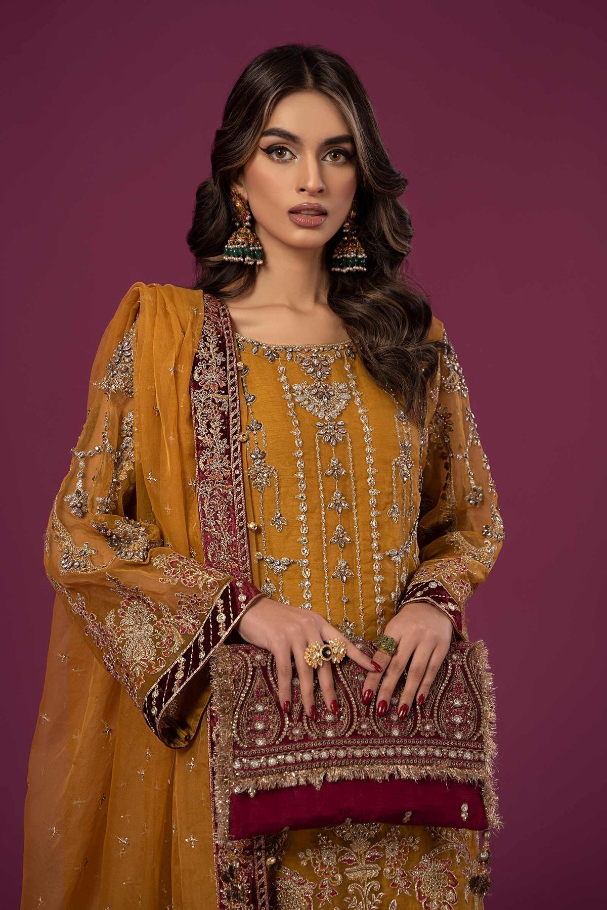 Maria B | Formal Wears | SF-EF24-45 - Khanumjan  Pakistani Clothes and Designer Dresses in UK, USA 