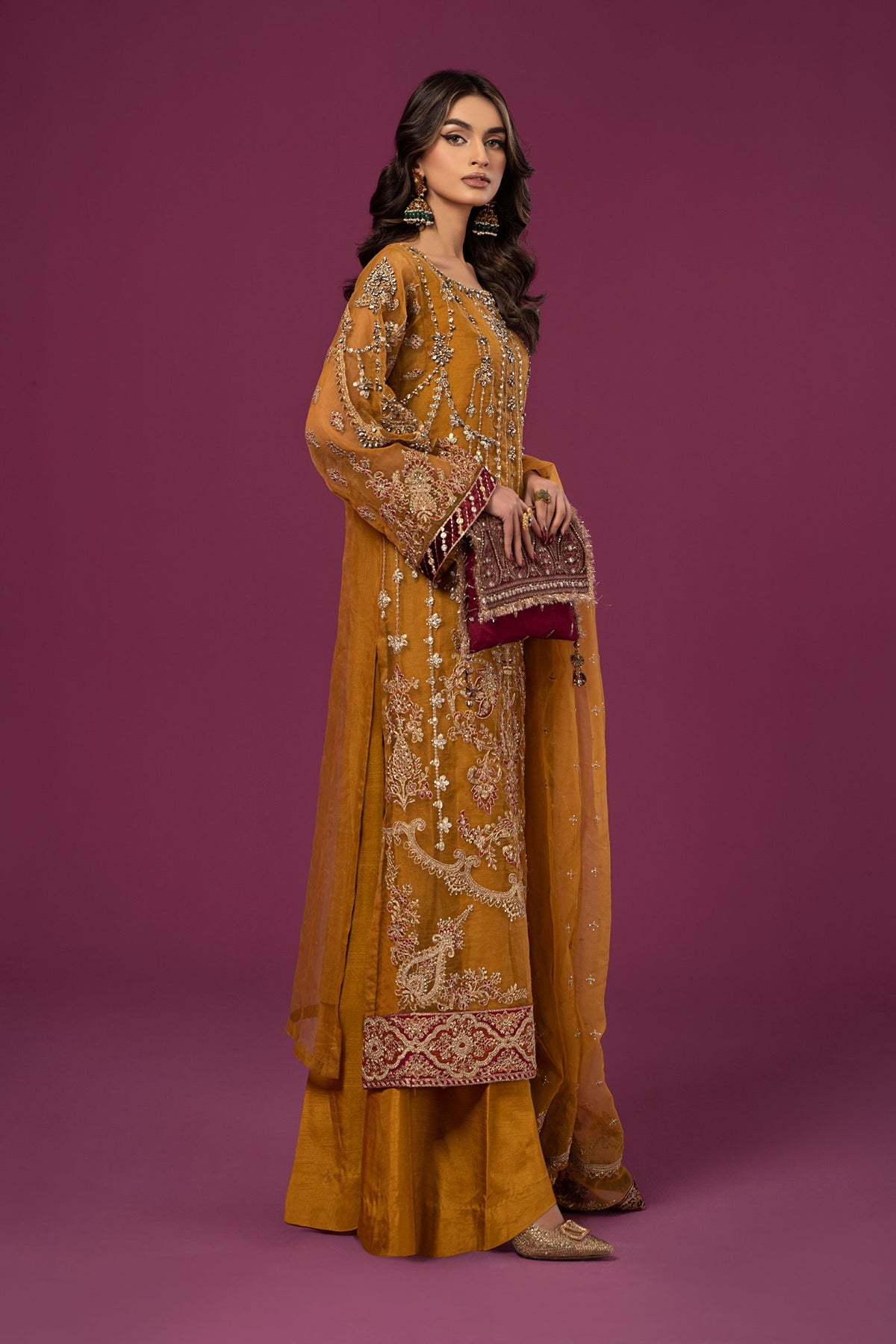 Maria B | Formal Wears | SF-EF24-45 - Khanumjan  Pakistani Clothes and Designer Dresses in UK, USA 