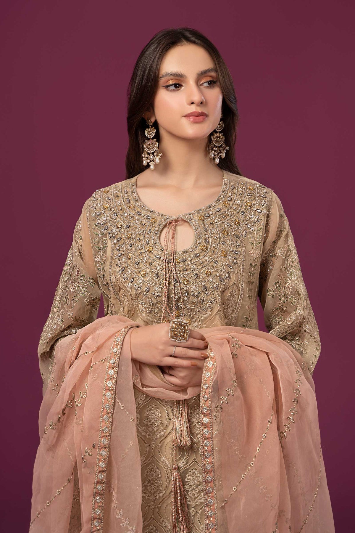 Maria B | Formal Wears | SF-EF24-46 - Khanumjan  Pakistani Clothes and Designer Dresses in UK, USA 