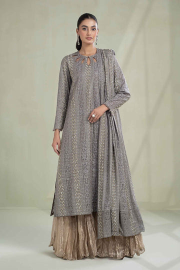 Maria B | Formal Wears | Suit Grey SF-W23-63