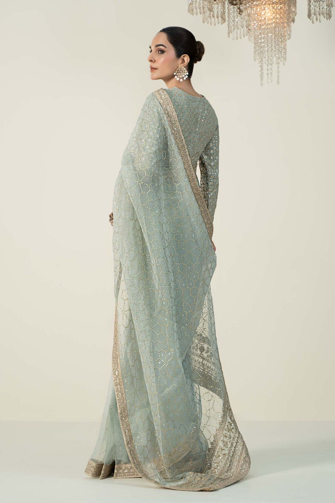 Maria B | Formal Wears | Raw Silk Saree | SF-W24-15