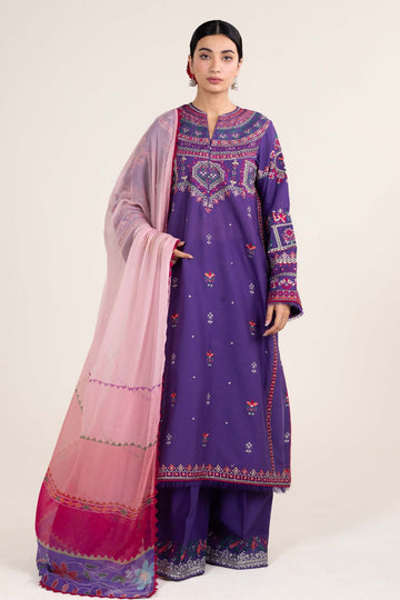 Zara Shahjahan | Stitched Lawn 24 | SL-LAMIA-7B