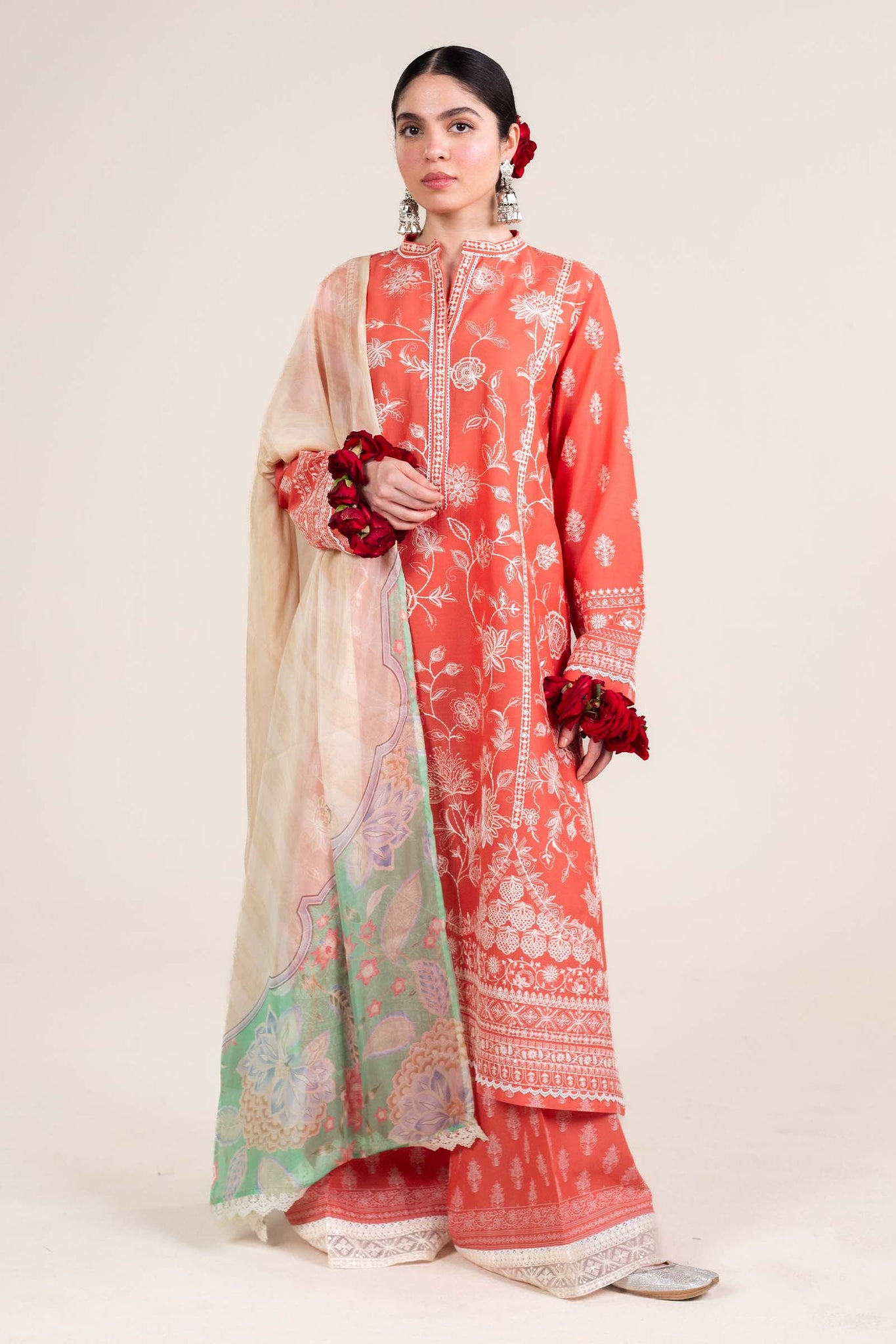 Zara Shahjahan | Stitched Lawn 24 | SL-MAHI-1A