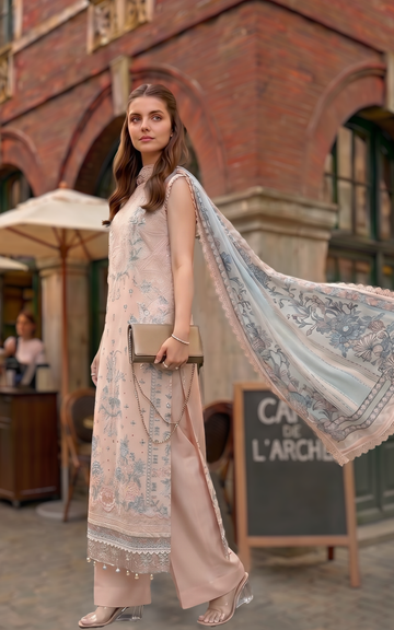 Asifa and Nabeel | Summer Lawn 26 | Peach Garden (SL26-05)