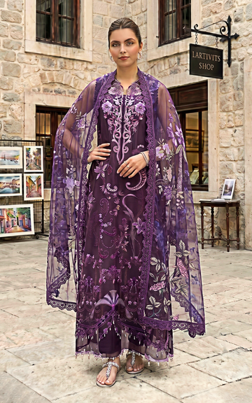 Asifa and Nabeel | Summer Lawn 26 | Plum Royale (SL26-10)