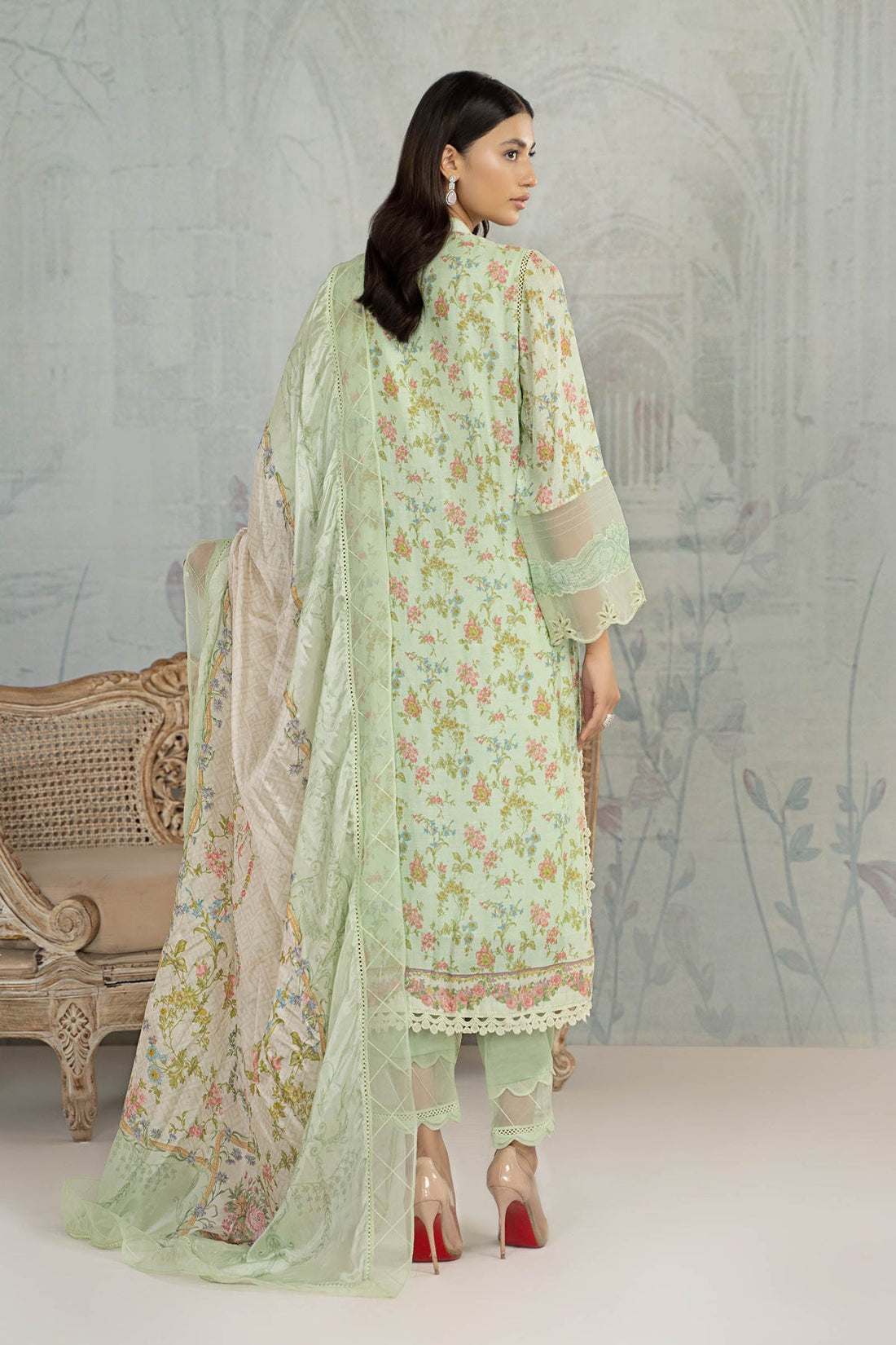 Maria B | Formal Wears | Suit Green SN-PF23-02