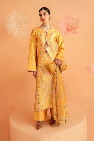 Imrozia Premium | Amelia Printed Silk | SP-156 Sunlit Aura