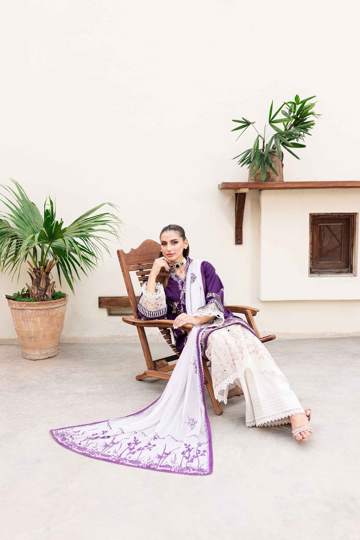 Sable Vogue | Shiree Lawn 24 | Plum Orchid - Khanumjan  Pakistani Clothes and Designer Dresses in UK, USA 