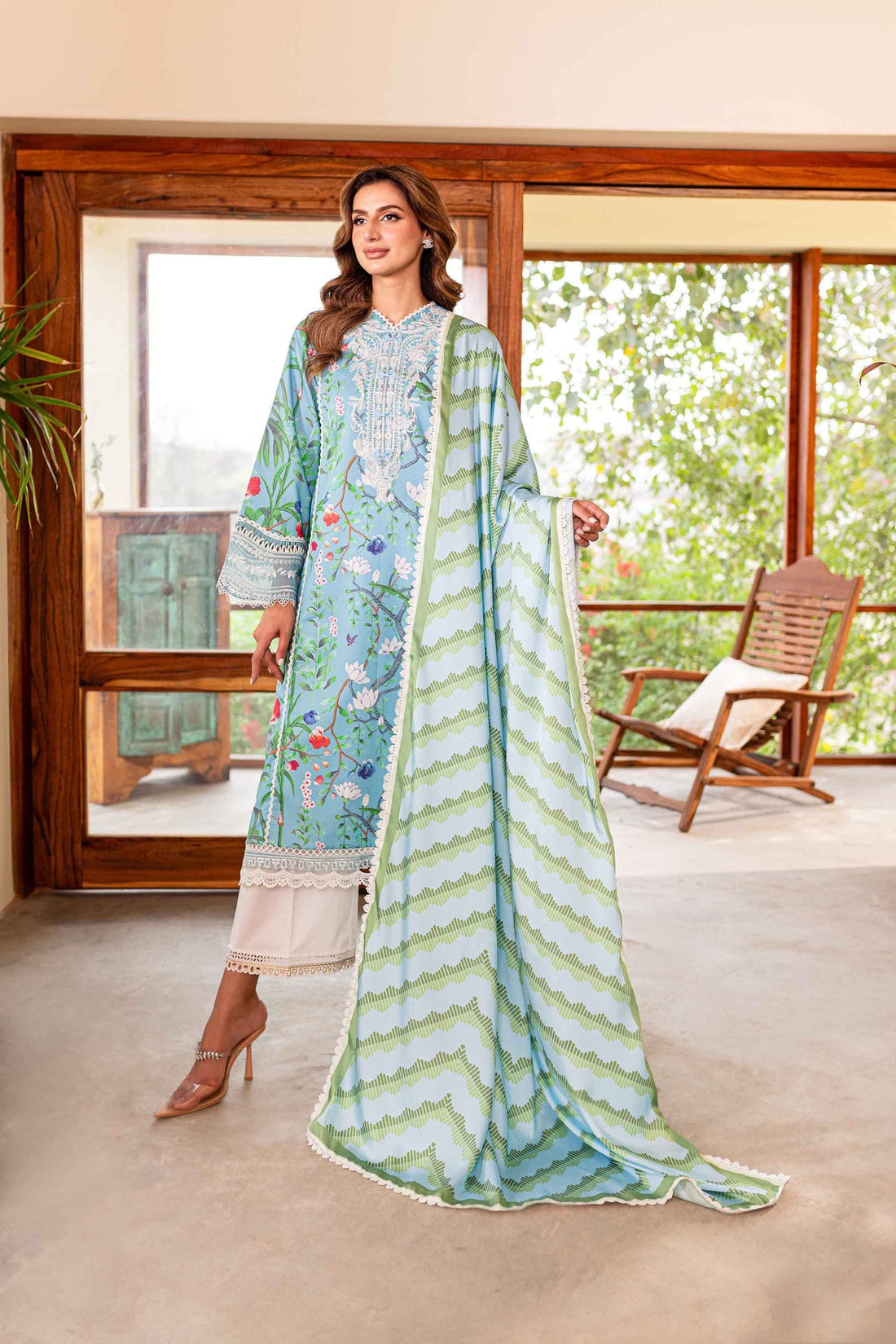 Sable Vogue | Shiree Lawn 24 | Flower Of Paradise - Khanumjan  Pakistani Clothes and Designer Dresses in UK, USA 