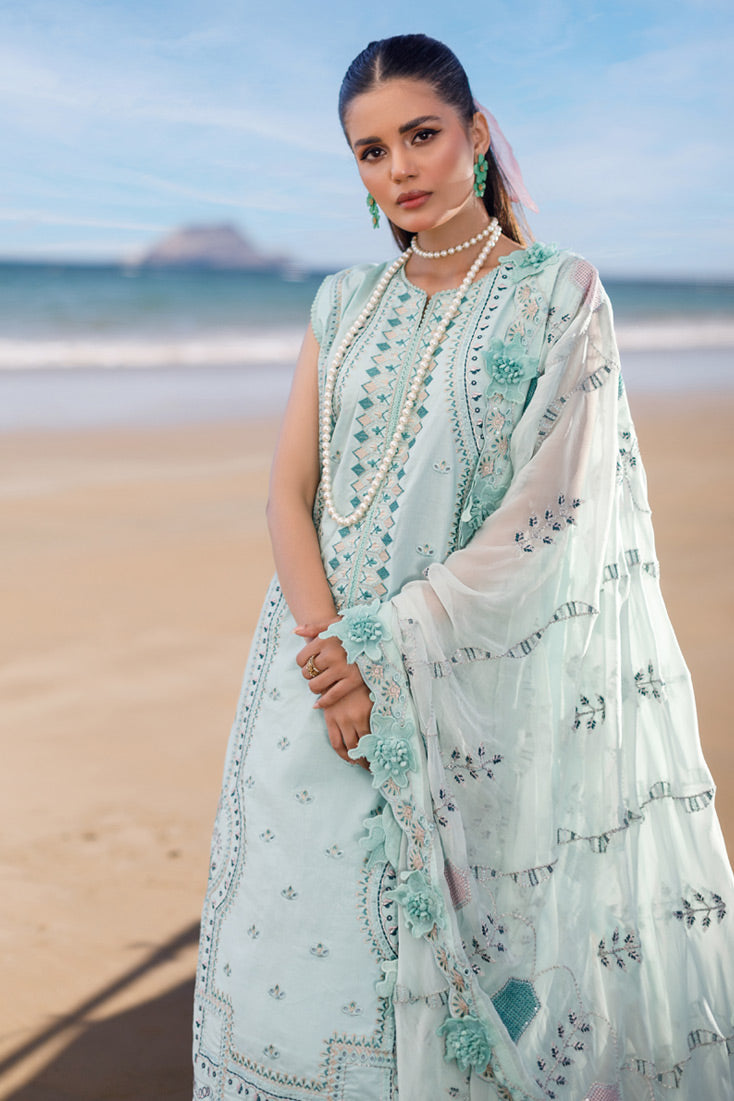Marjjan | Sahil Lawn | SSL-07-A - Khanumjan  Pakistani Clothes and Designer Dresses in UK, USA 