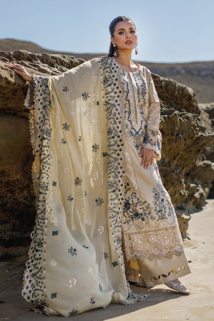 Marjjan | Sahil Lawn | SSL-08-A - Khanumjan  Pakistani Clothes and Designer Dresses in UK, USA 