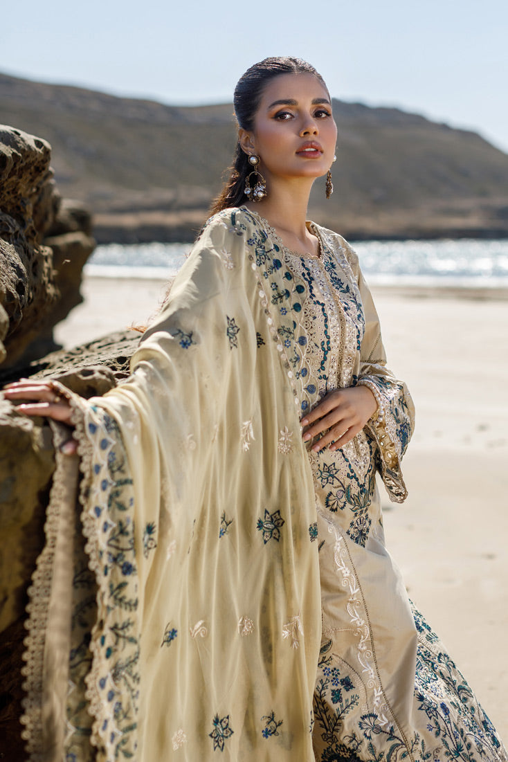 Marjjan | Sahil Lawn | SSL-08-A - Khanumjan  Pakistani Clothes and Designer Dresses in UK, USA 