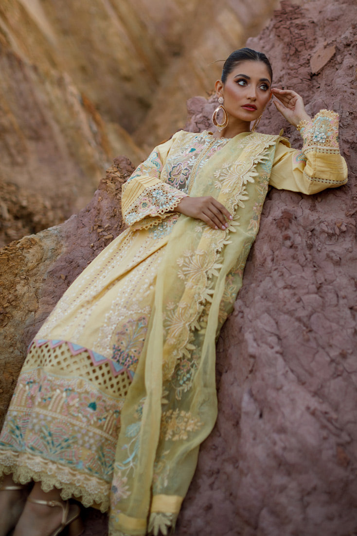 Marjjan | Sahil Lawn | SSL-09-A - Khanumjan  Pakistani Clothes and Designer Dresses in UK, USA 