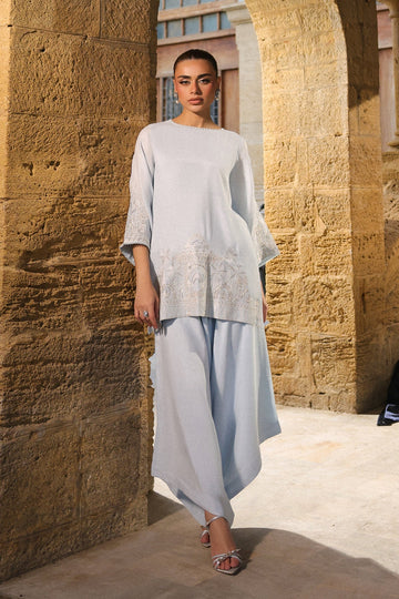 Sahar | Luxury Pret 25 | Misty Blue