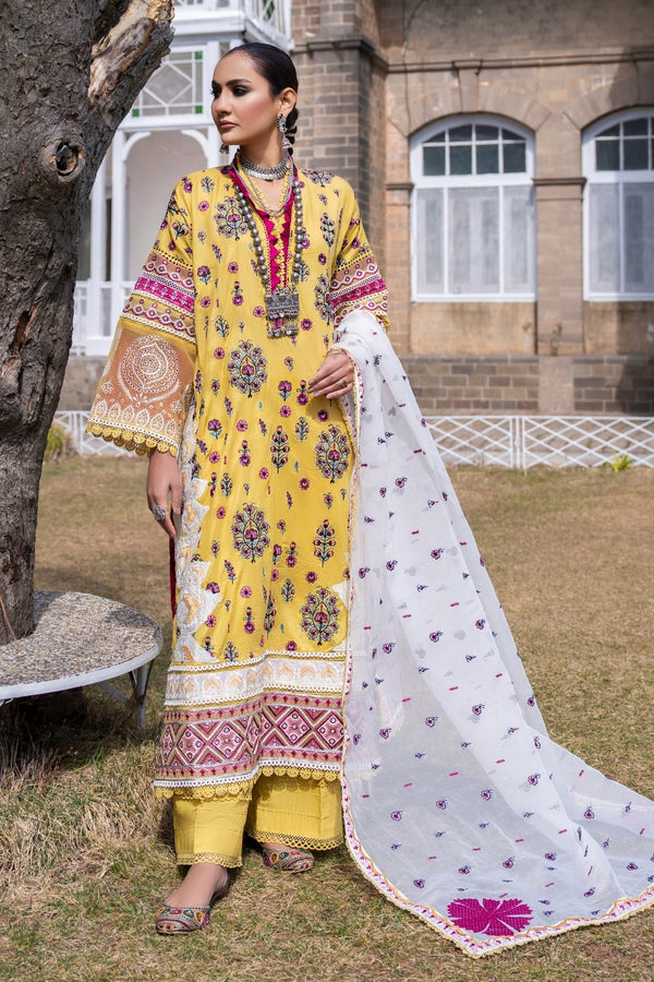 Ittehad | Hussan e Jahan Lawn | ORGANZA DUPATTA X02 - Khanumjan  Pakistani Clothes and Designer Dresses in UK, USA 