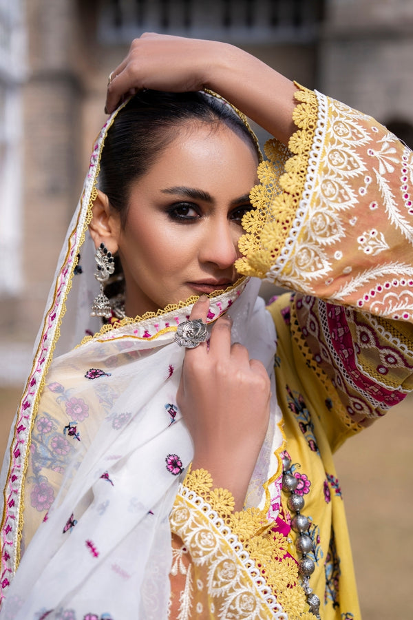 Ittehad | Hussan e Jahan Lawn | ORGANZA DUPATTA X02 - Khanumjan  Pakistani Clothes and Designer Dresses in UK, USA 