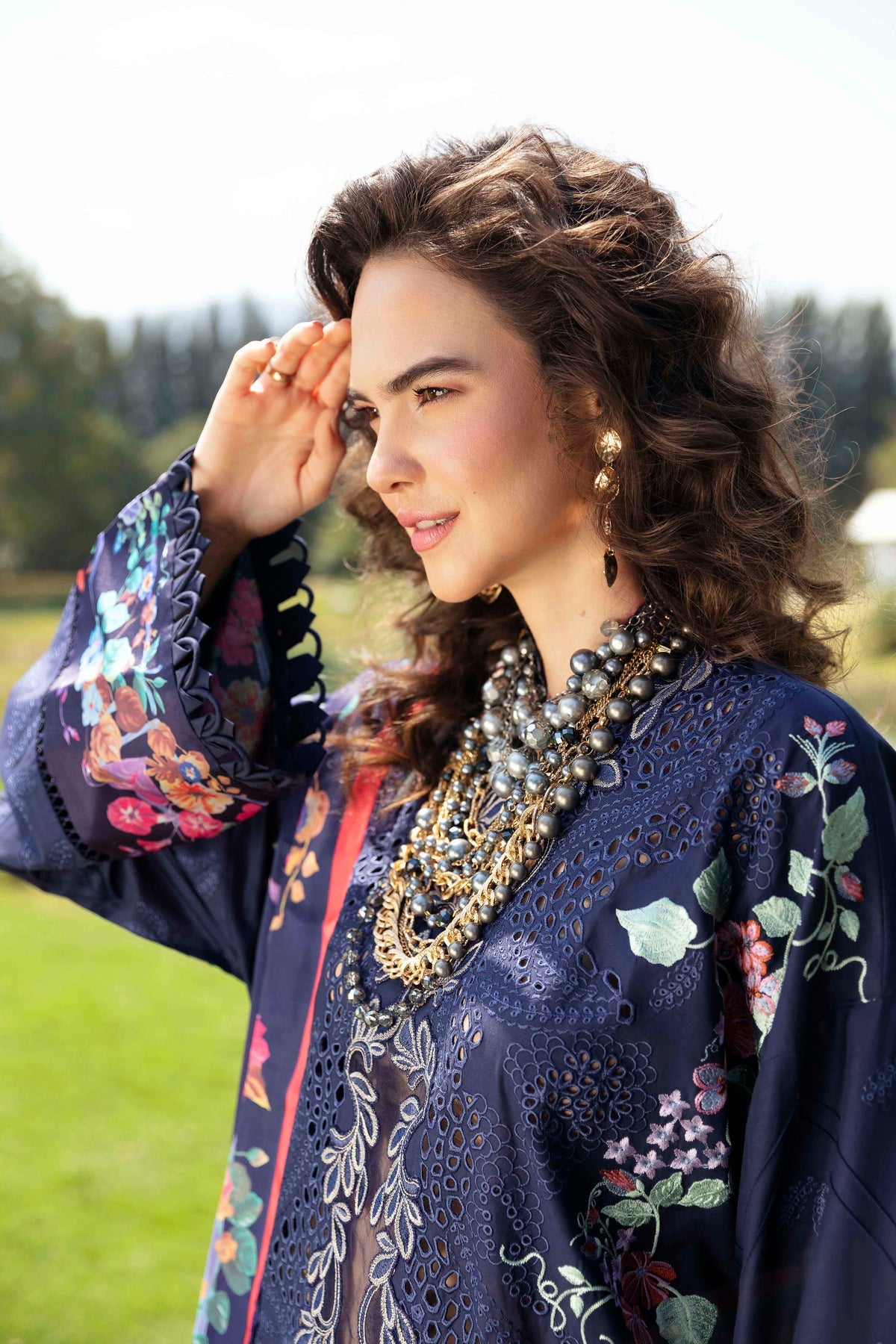 Sable Vogue | Luxury Lawn 24 | Blossom - Khanumjan  Pakistani Clothes and Designer Dresses in UK, USA 