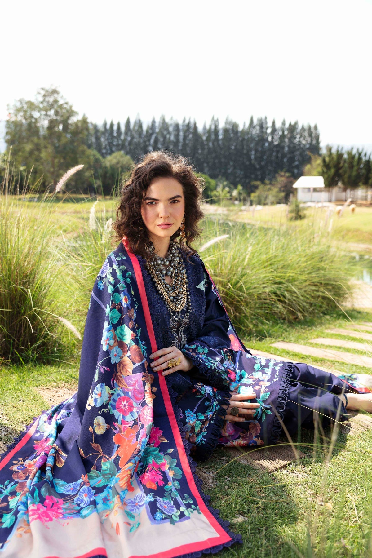 Sable Vogue | Luxury Lawn 24 | Blossom - Khanumjan  Pakistani Clothes and Designer Dresses in UK, USA 